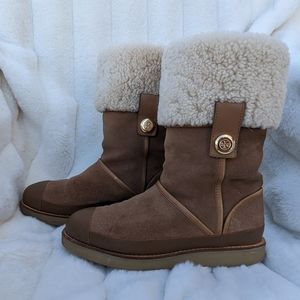 Tory Burch Shearling Boots Sz. 8